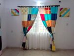 Patched Office/home Curtains