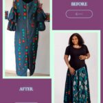 Upcycled Ankara dress