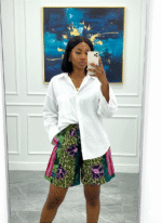 Patch Baggy shorts mini - Image 4